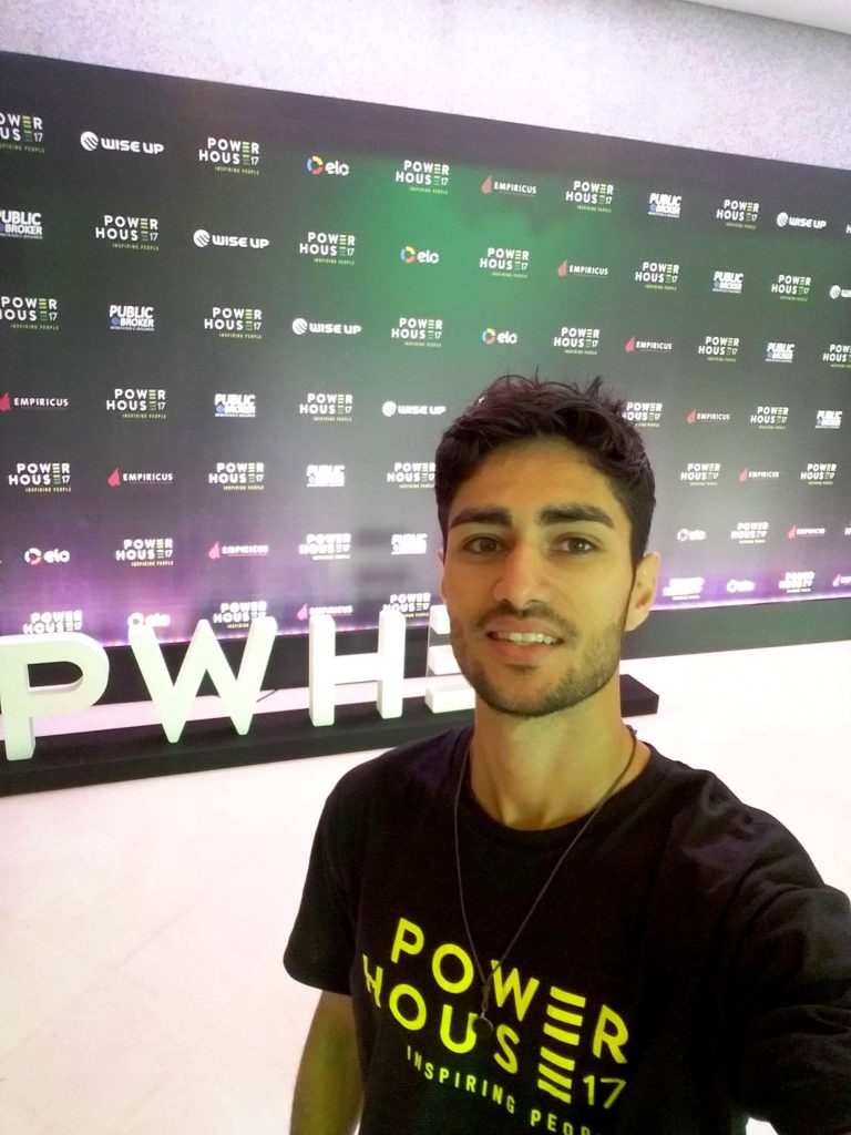 Eu no evento Power House 17